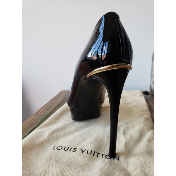 Louis Vuitton Eyeline Peep Open Toe Heel Pump 5.5 - Picture 7 of 10